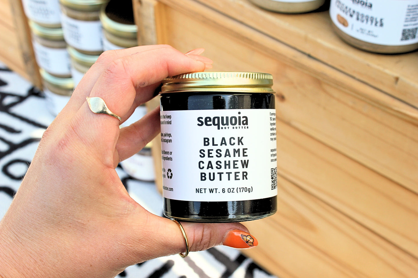 black sesame cashew butter
