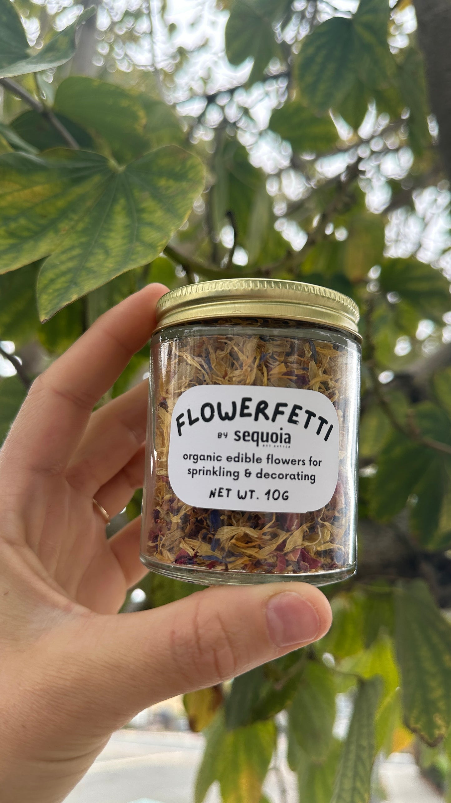 flowerfetti edible flowers | nature's sprinkles