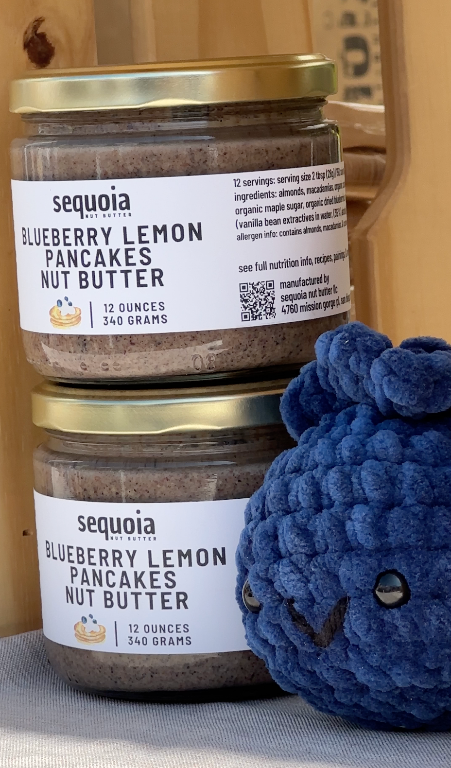 blueberry lemon pancakes nut butter