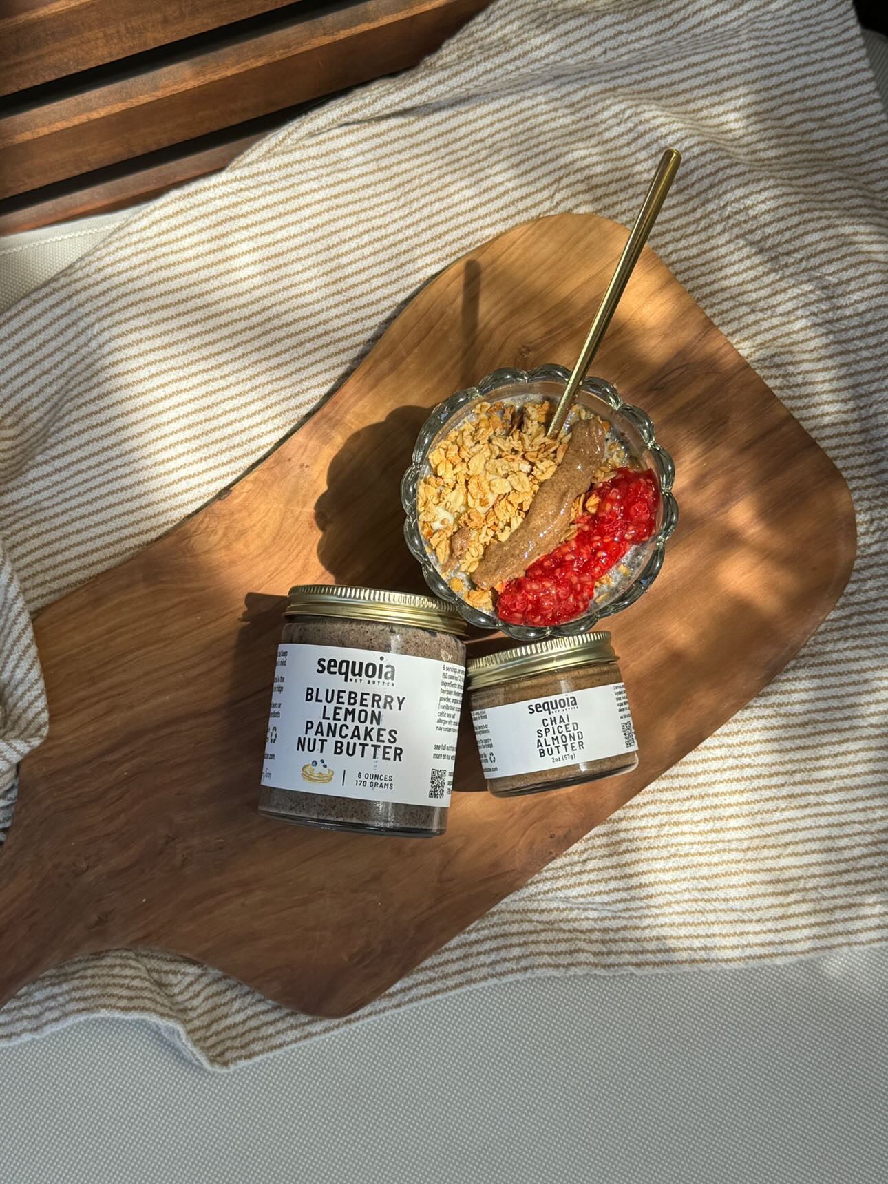 blueberry lemon pancakes nut butter