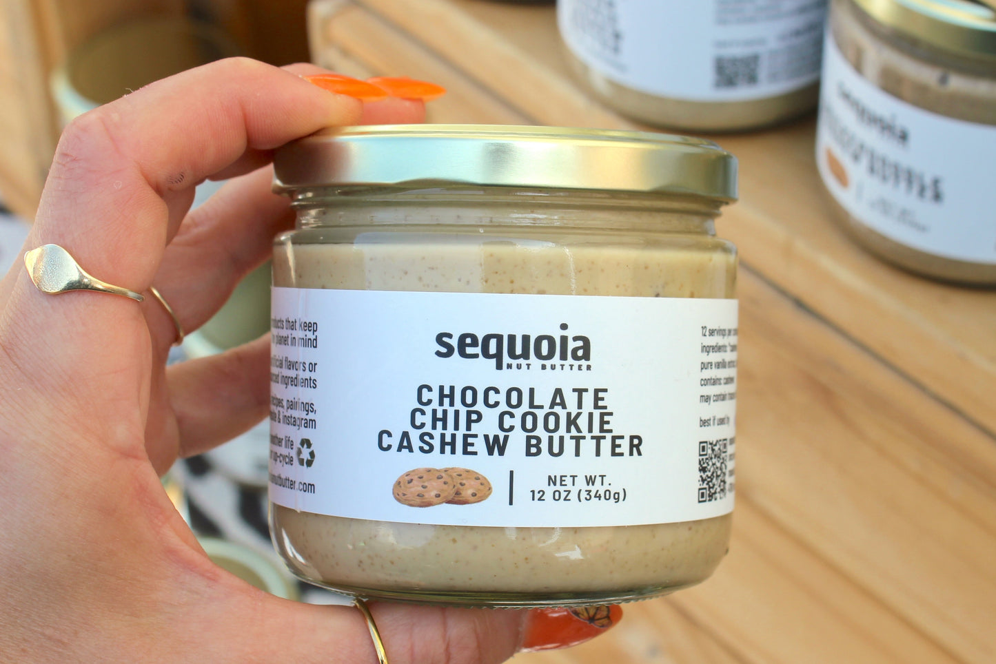 chocolate chip cookie cashew butter