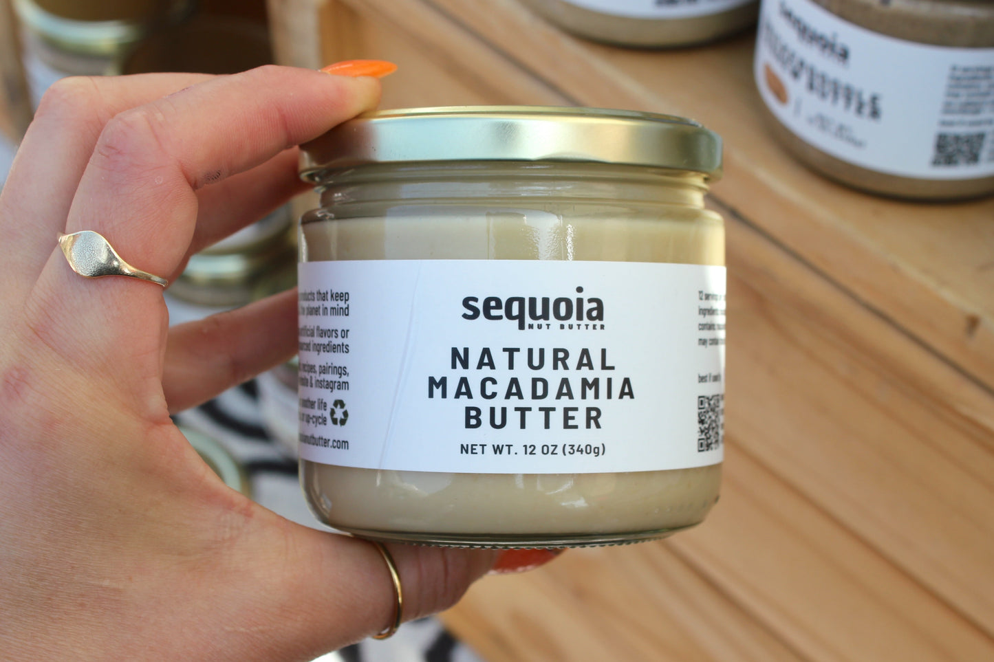 Experience the rich, buttery flavor of our natural macadamia butter, made with one ingredient: premium macadamias. This decadent spread pairs perfectly with pancakes, toast, yogurt, smoothies, or tropical fruits, offering a creamy and indulgent treat for any time of day. Order now from Sequoia Nut Butter.