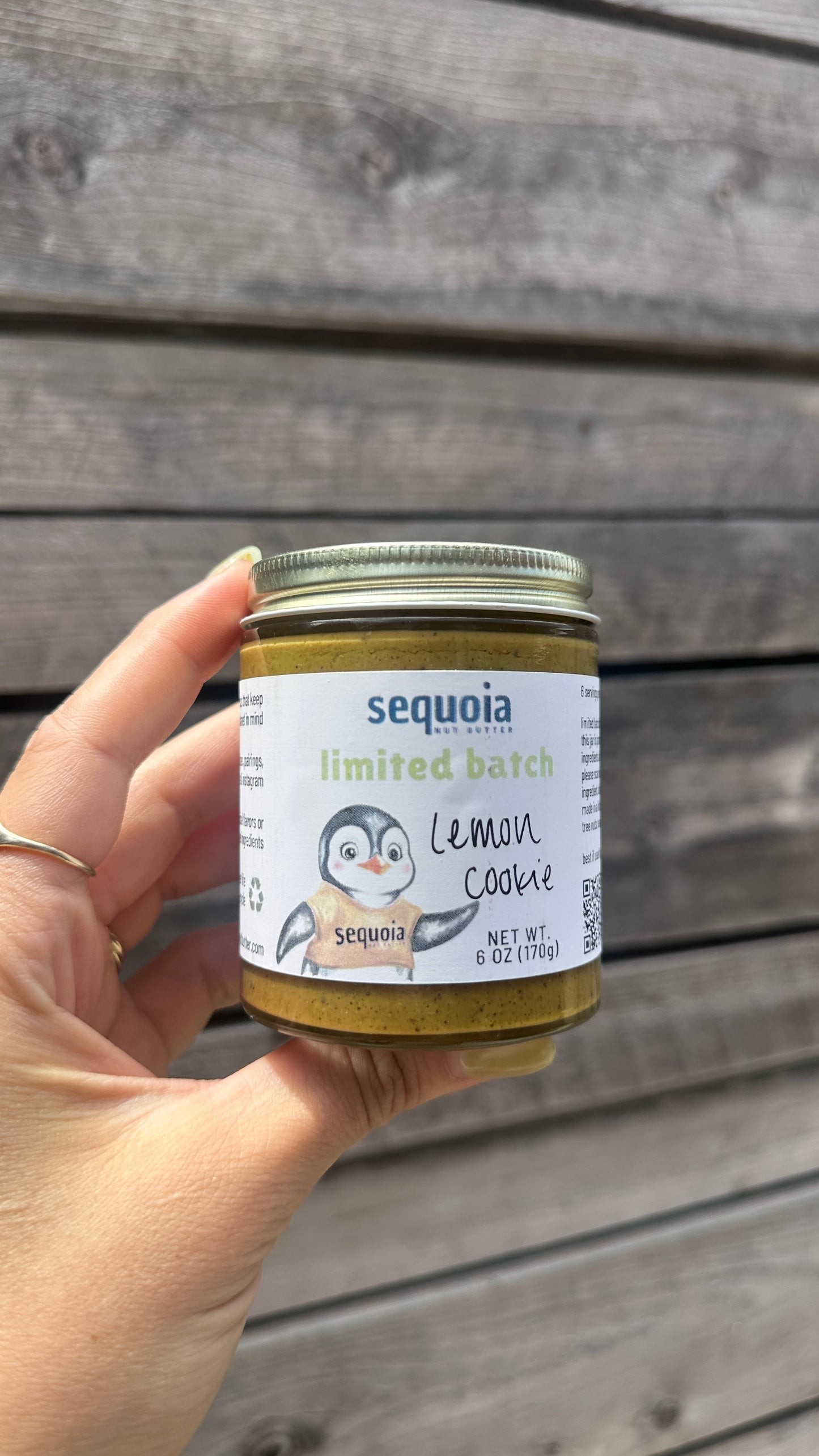 lemon cookie pistachio macadamia butter