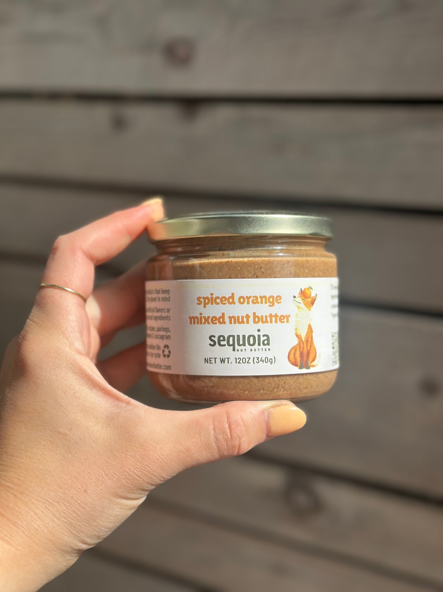 spiced orange mixed nut butter 🦊