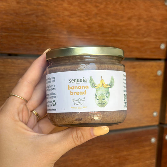 banana bread mixed nut butter