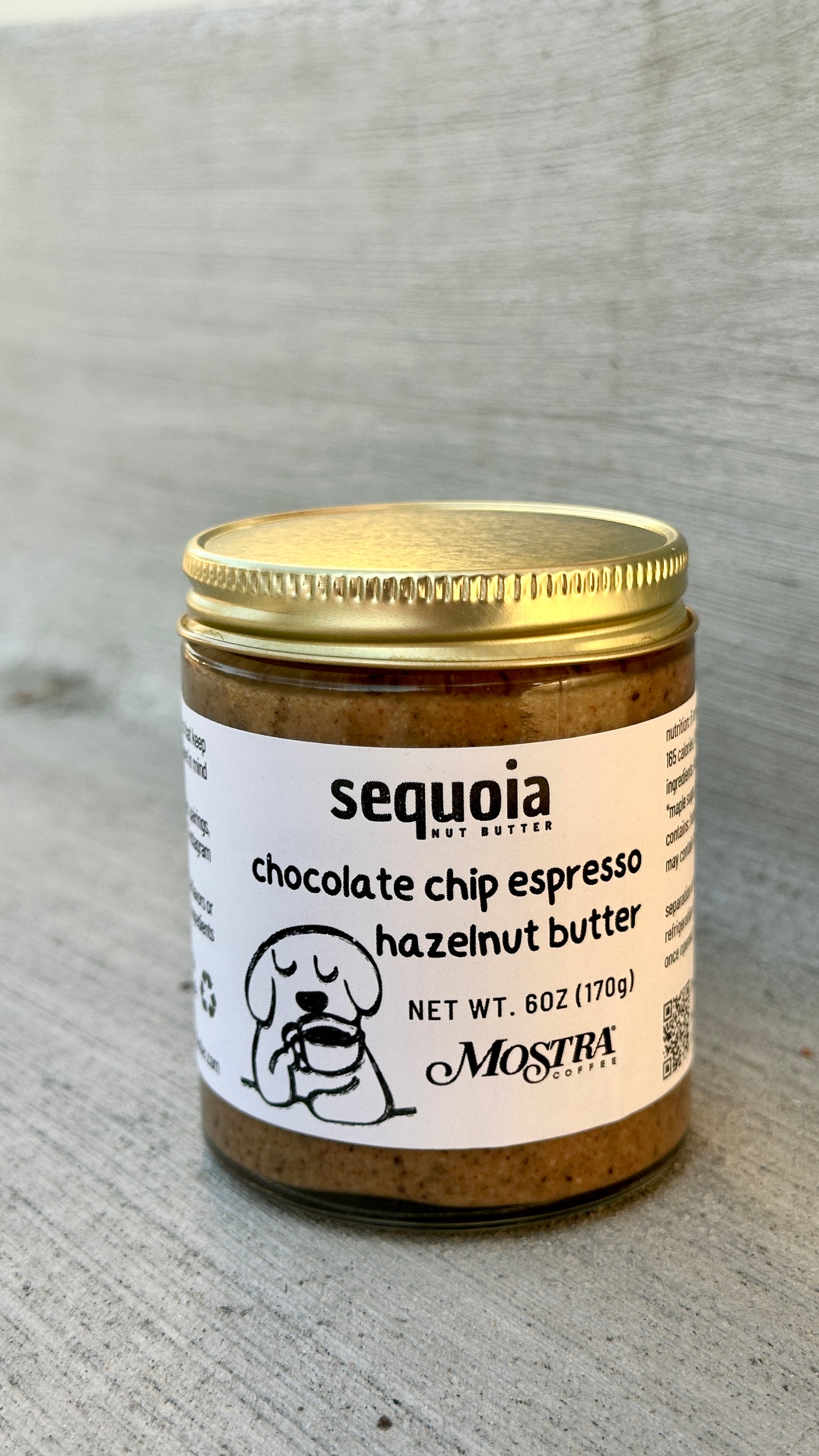 chocolate chip espresso hazelnut butter