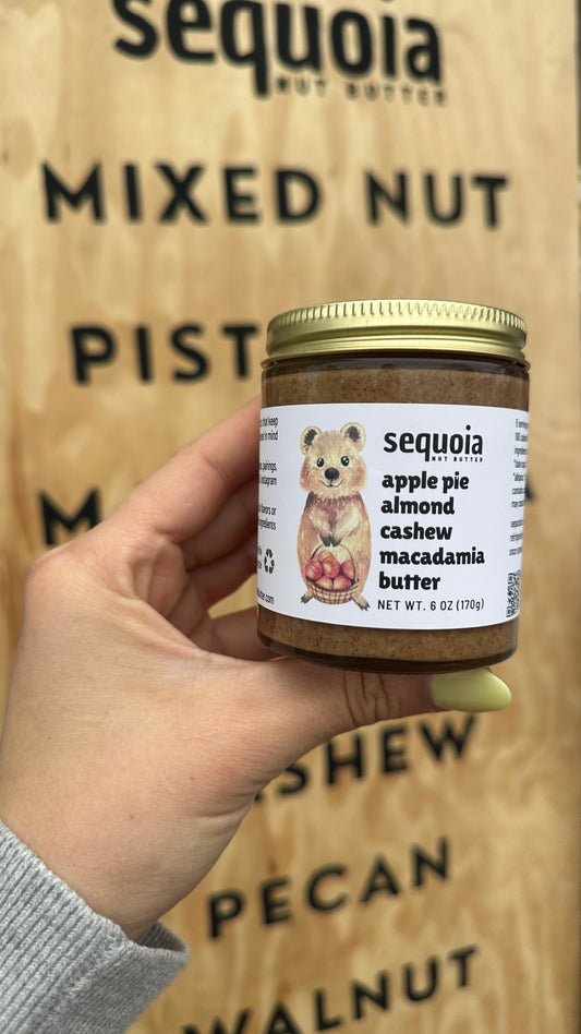 apple pie almond cashew macadamia butter 🍏🥧