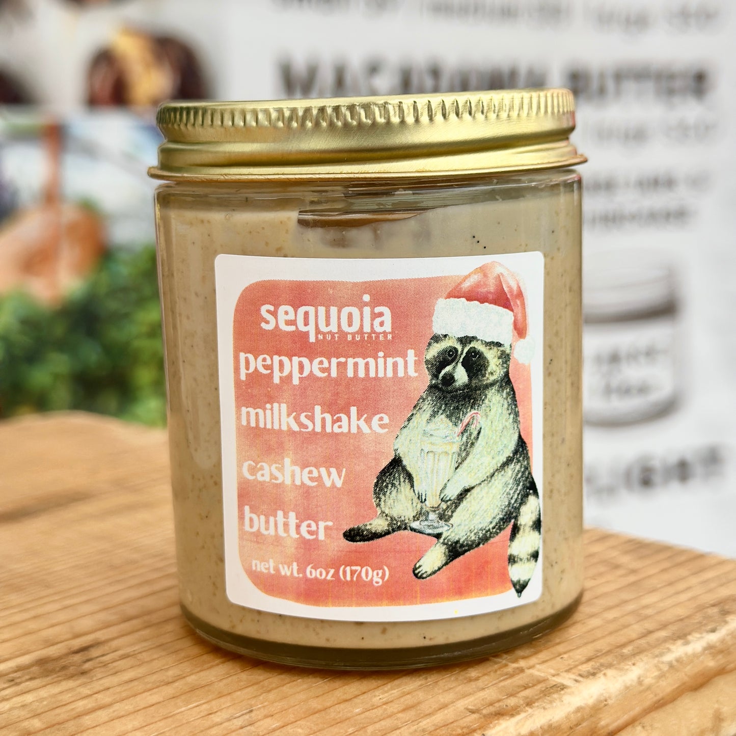 peppermint milkshake cashew butter 🎄🎅🏼⭐📖🎁