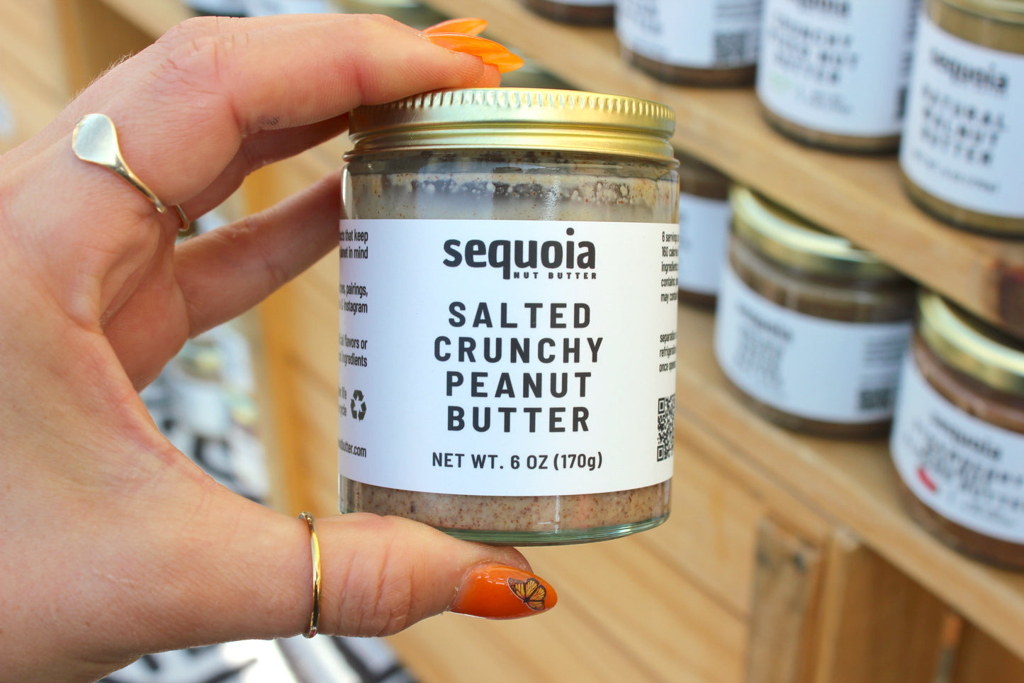 salted crunchy peanut butter