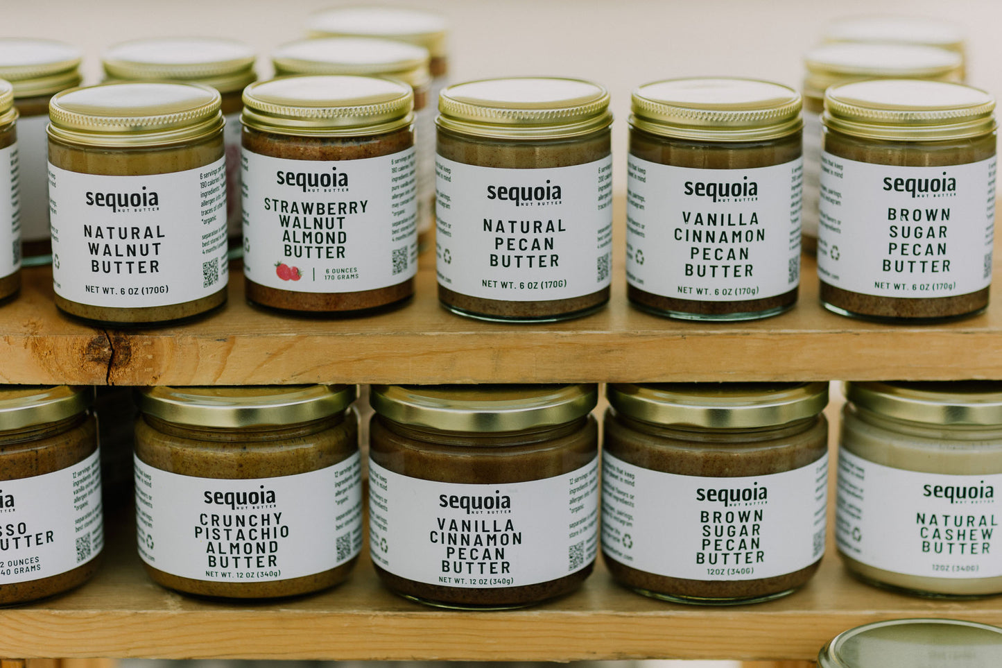 Our nut butters are made with clean ingredients & are super delicious! Pair with fruits, yogurt, oatmeal, pancakes, toast, smoothies, or with a spoon straight out of the jar! Order now from Sequoia Nut Butter.