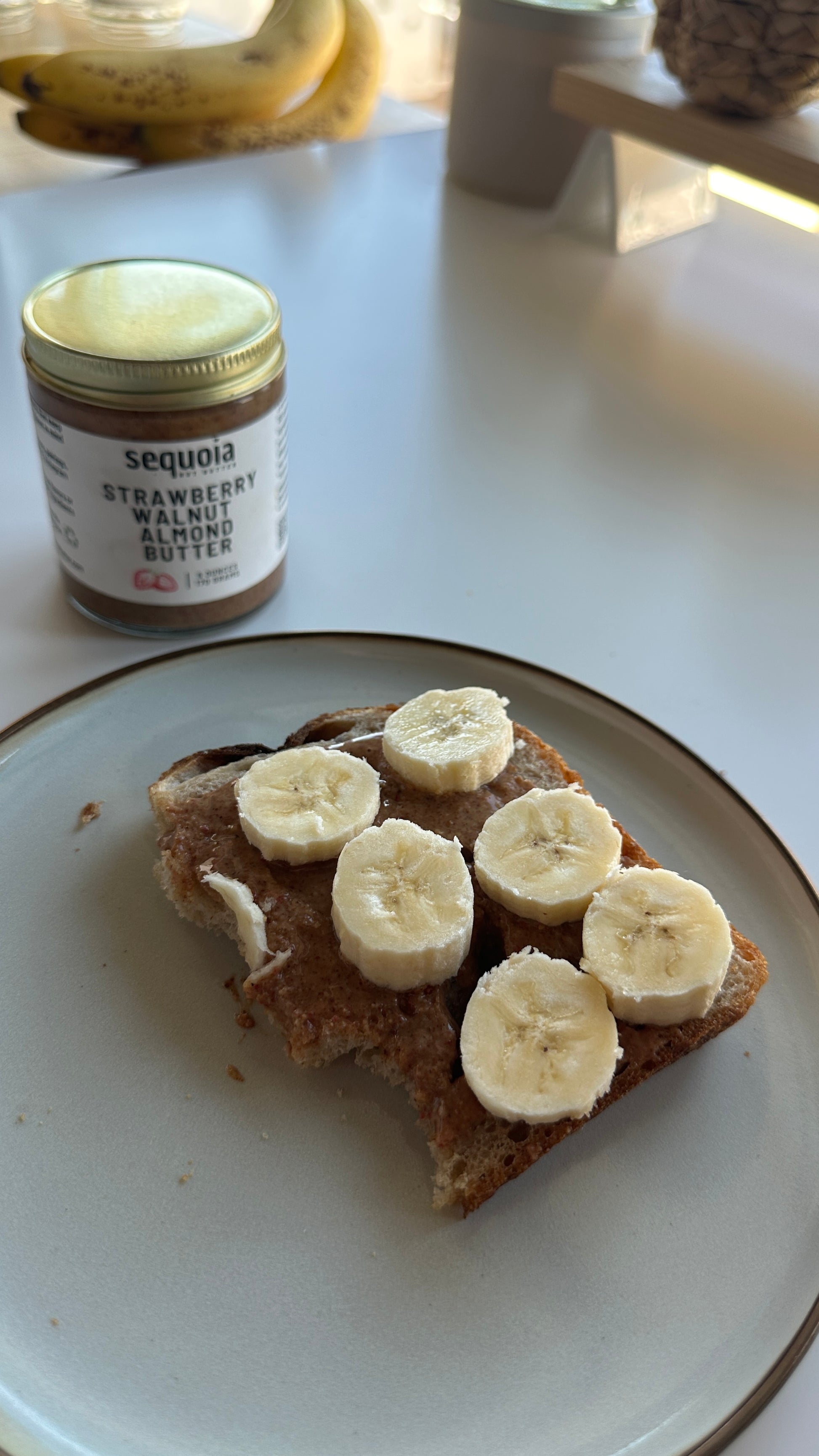 Delight in our unique strawberry walnut butter, a delicious blend of almonds, organic walnuts, organic maple sugar, and real strawberries, with a hint of pure vanilla extract and Celtic sea salt. Perfect for spreading on toast, banana, stirring into oatmeal, or enjoying straight from the jar. Order now from Sequoia Nut Butter.