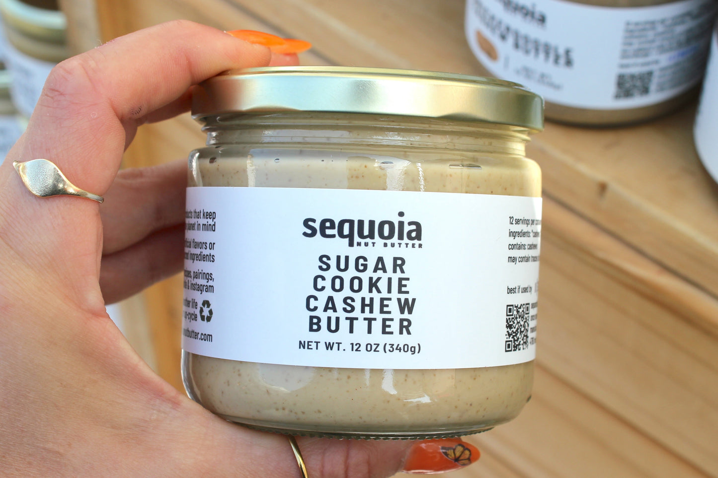 sugar cookie cashew butter